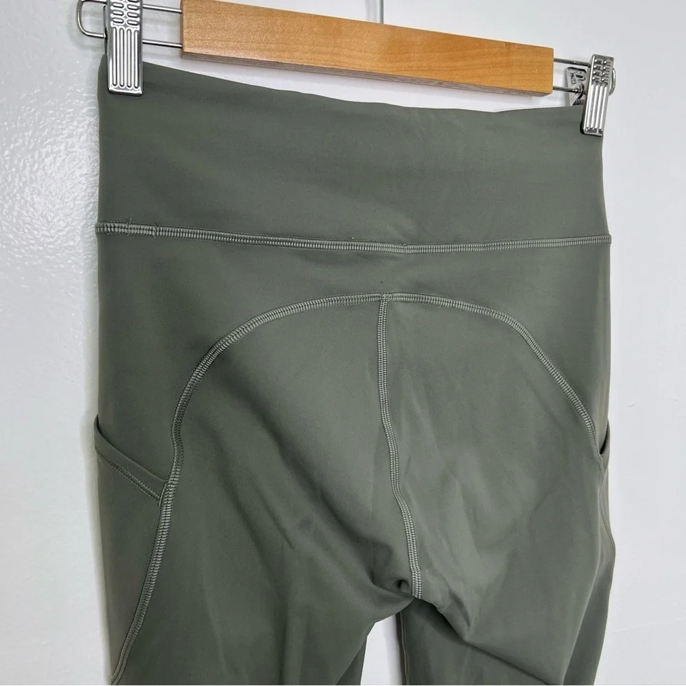 LULULEMON Grey Sage Invigorate High Rise Leggings 25”